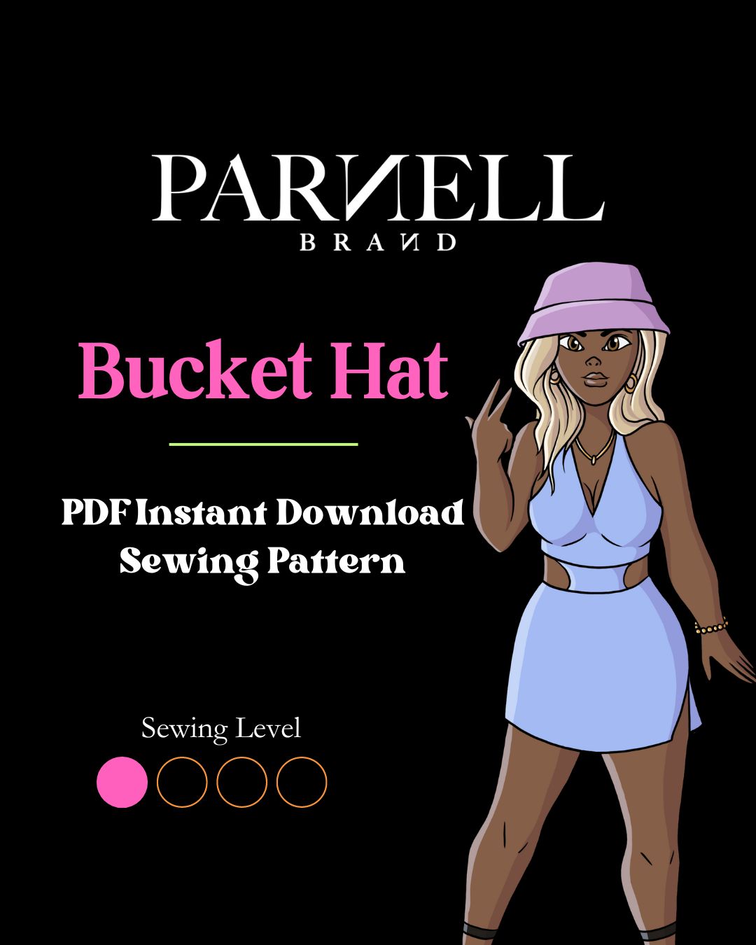 Bucket Hat PDF Sewing Pattern