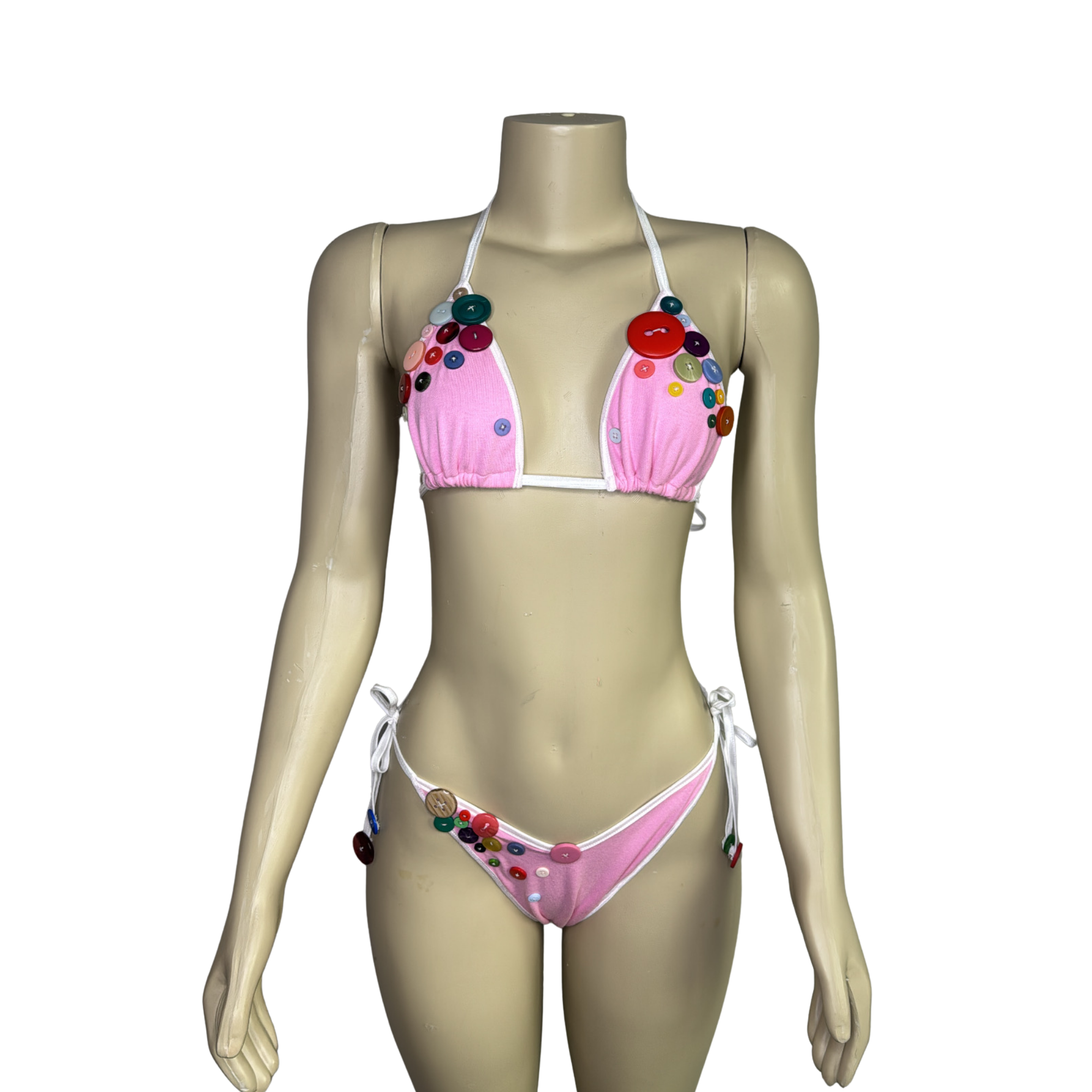 Rosie Button Triangle Bikini Set - Medium