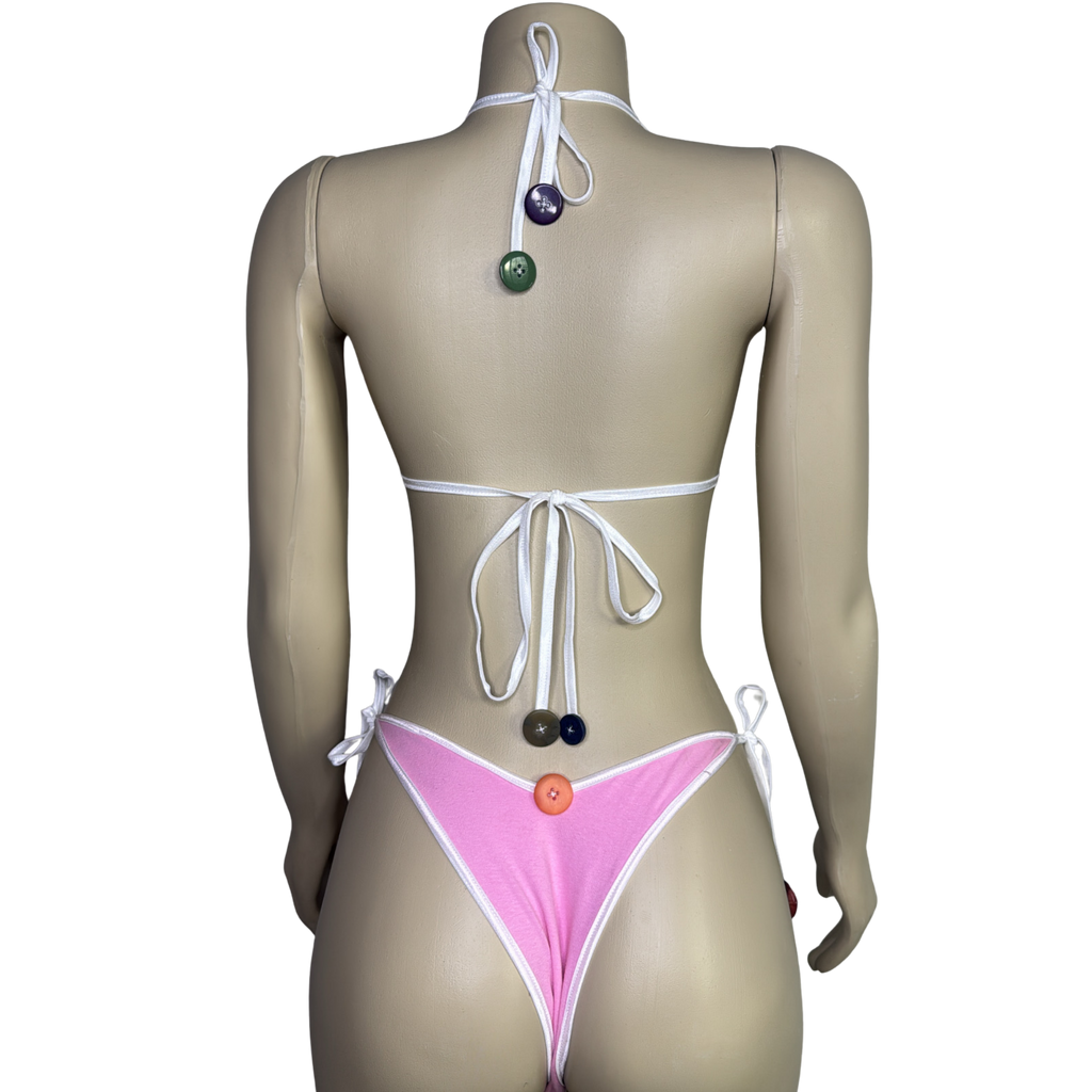 Rosie Button Triangle Bikini Set - Medium