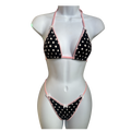 Chloe Polka Dots Triangle Bikini Set