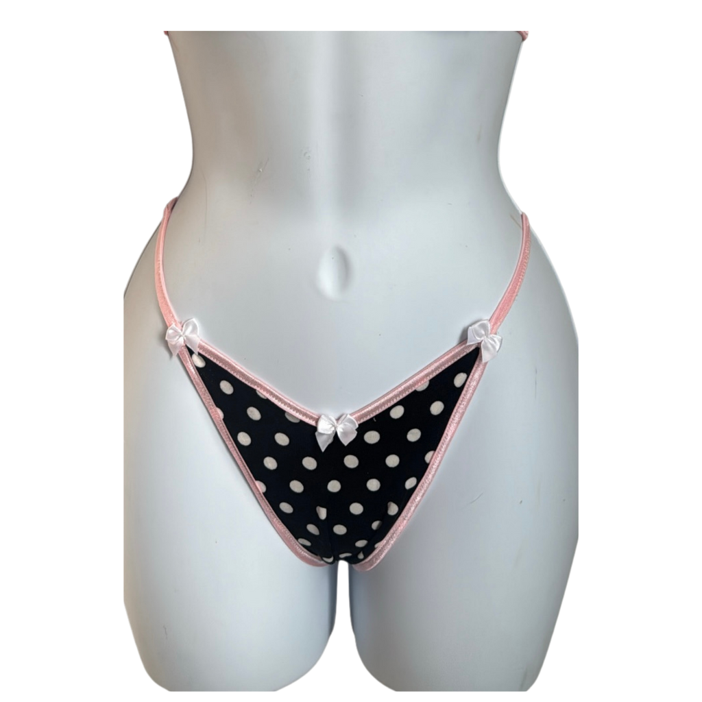 Chloe Polka Dots Triangle Bikini Set