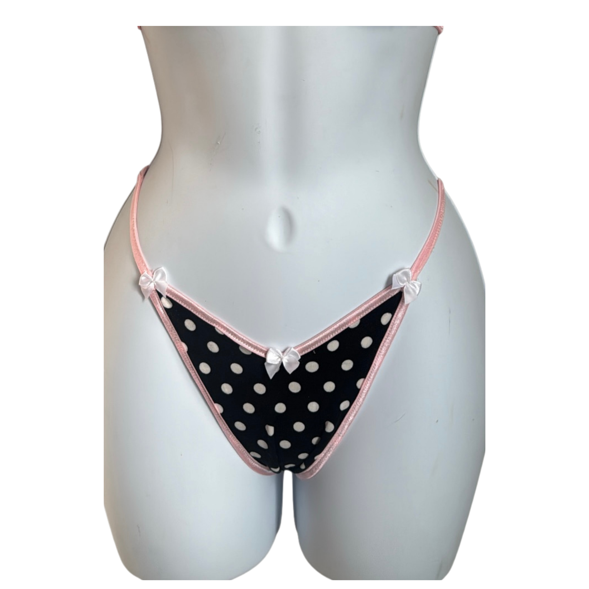Chloe Polka Dots Triangle Bikini Set