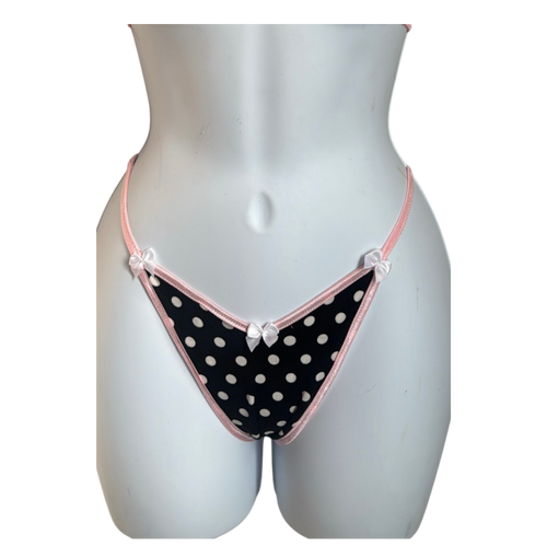Chloe Polka Dots Triangle Bikini Set