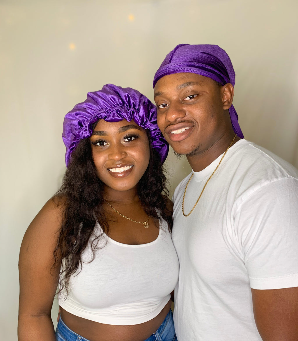 His & Hers Bonnet + Durag Set