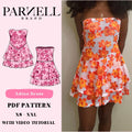 Adina Summer Sun Dress | PDF Sewing Pattern |